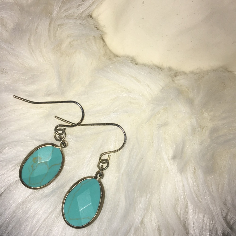 Dangling Turquoise Bohemian Earrings